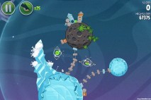 Angry Birds Space Cold Cuts Level 2-13 Walkthrough
