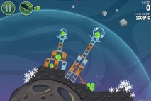 Angry Birds Space Cold Cuts Level 2-17 Walkthrough