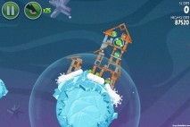 Angry Birds Space Cold Cuts Level 2-24 Walkthrough