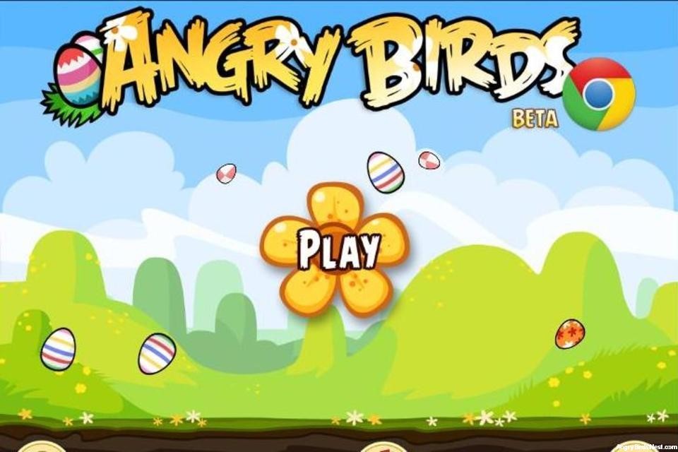 Angry Birds Chrome Easter Eggs Splash Screen