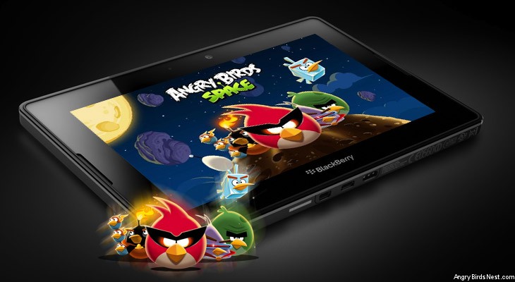 Angry Birds Space Blackberry Playbook Featured