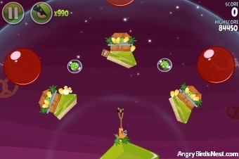 Angry Birds Space Utopia Level 4-4 Walkthrough