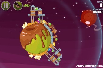 Angry Birds Space Utopia Level 4-7 Walkthrough
