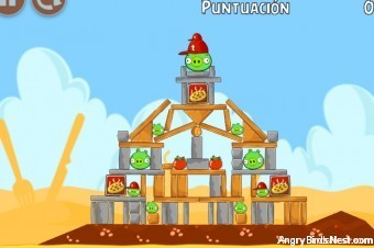 Angry Birds Telepizza Level #2 Walkthrough