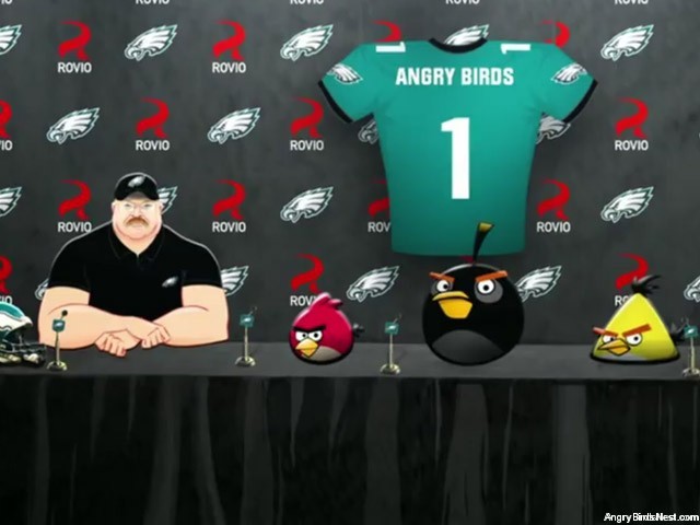 Angry Birds Join the Philadelphia Eagles for New App