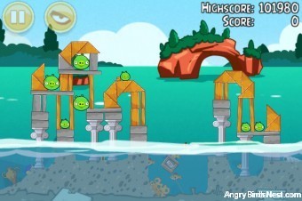 Angry Birds Seasons Piglantis Level 2-10 Walkthrough
