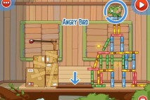 Amazing Alex Level 4-1 The Treehouse Angry Bird Walkthrough