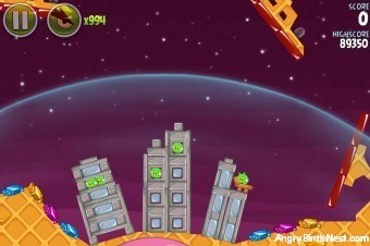 Angry Birds Space Utopia Level 4-29 Walkthrough