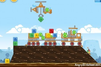 Angry Birds Chrome Dimension Level #18 Walkthrough