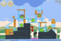 Angry Birds Seasons Back to School Level 1-2 Walkthrough