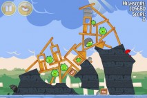 Angry Birds Seasons Back to School Level 1-4 Walkthrough