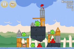Angry Birds Seasons Back to School Level 1-6 Walkthrough