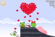 Angry Birds Seasons Hogs and Kisses Golden Egg #6 Walkthrough
