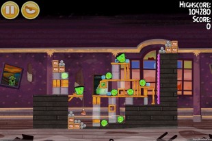 Angry Birds Seasons Haunted Hogs Level 2-9 Walkthrough