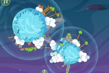 Angry Birds Space Cold Cuts Bonus Level F-2 Walkthrough
