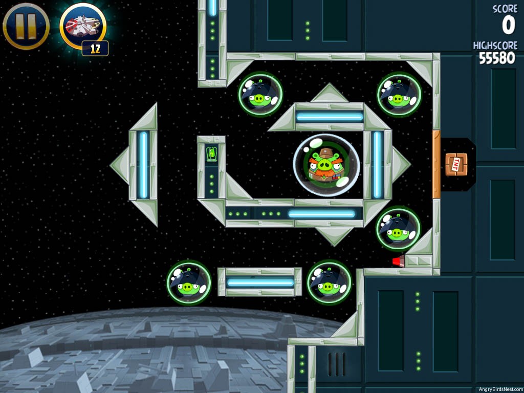 Angry Birds Star Wars Death Star Level 2 31 Walkthrough AngryBirdsNest