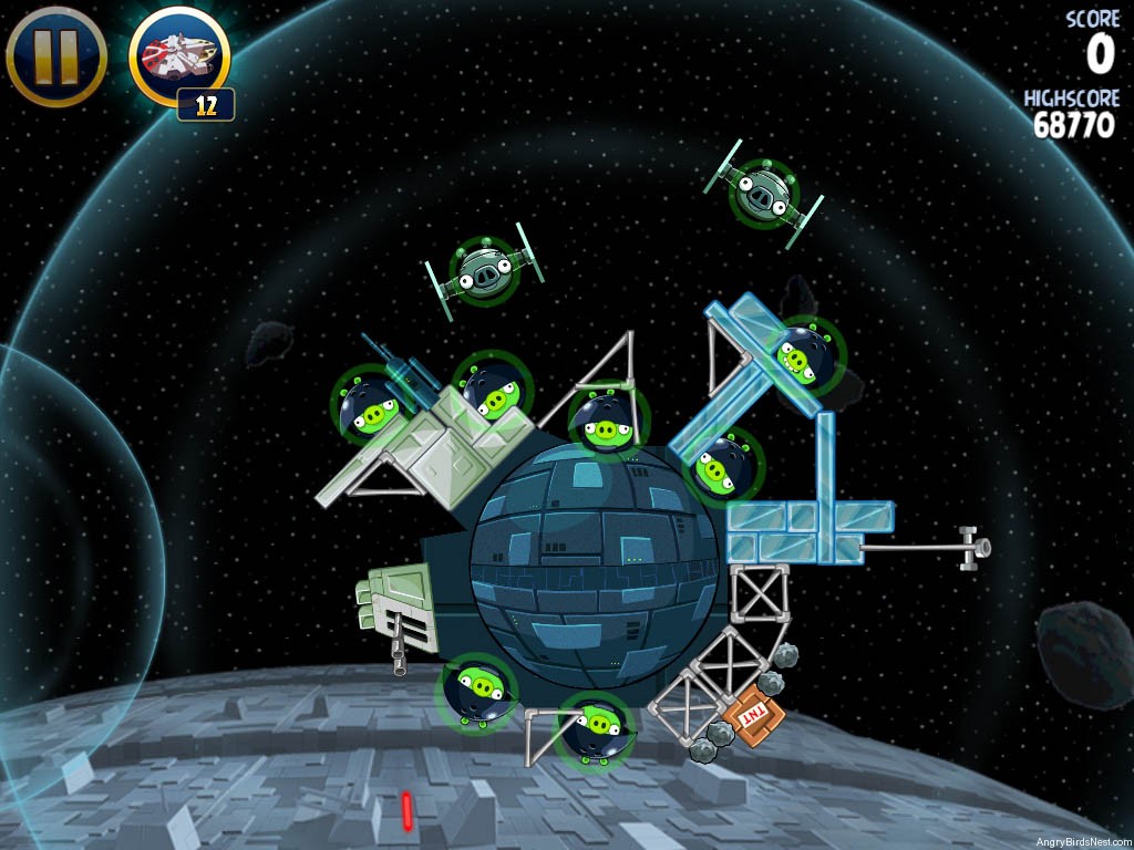 Angry Birds Star Wars Death Star Level 2 34 Walkthrough AngryBirdsNest