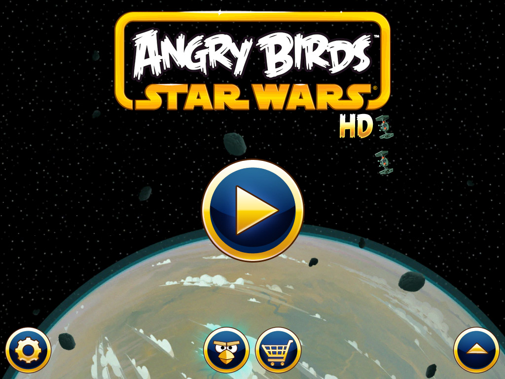 Angry Birds Star Wars Main Screen