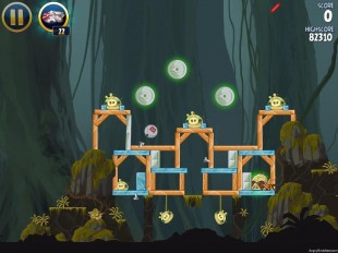 Angry Birds Star Wars Path of the Jedi Level J-8 Walkthrough