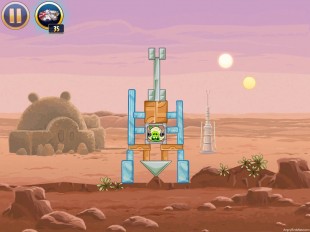 Angry Birds Star Wars Tatooine Level 1-1 Walkthrough