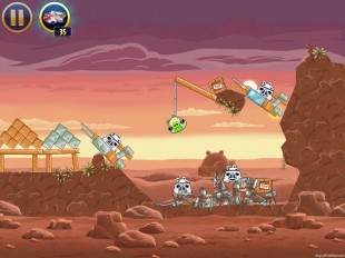 Angry Birds Star Wars Tatooine Level 1-8 Walkthrough