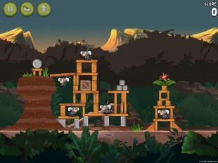 Angry Birds Rio Jungle Escape Star Bonus Walkthrough Level 5