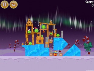 Angry Birds Seasons Winter Wonderham Level 1-10 Walkthrough