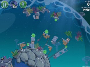 Angry Birds Space Pig Dipper Level 6-19 Walkthrough