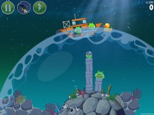 Angry Birds Space Pig Dipper Level 6-4 Walkthrough