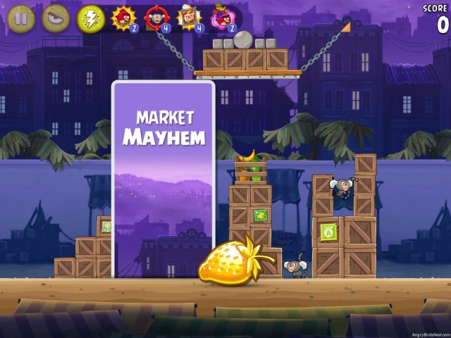 Angry Birds Rio Market Mayhem Update Featured Image