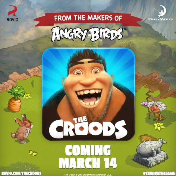 Rovio and DreamWorks The Croods App Teaser