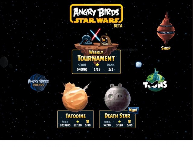Angry Birds Star Wars Facebook 120