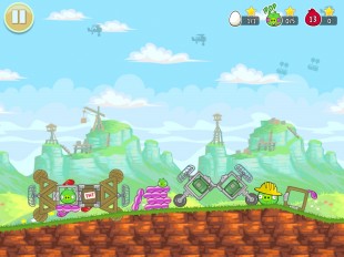 Angry Birds Red’s Mighty Feathers Level F-14 Walkthrough