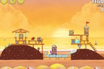 Angry Birds Rio Golden Beachball Walkthrough Level #17