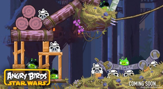 Angry Birds Star Wars Return of the Jedi Moon of Endor Leaked Image