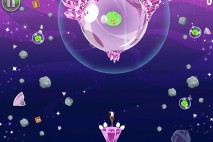 Angry Birds Space Cosmic Crystals Bonus Level S-17 Walkthrough