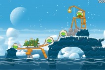 Angry Birds Seasons Arctic Eggspedition Level 1-2 Walkthrough