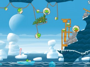 Angry Birds Seasons Arctic Eggspedition Level 1-3 Walkthrough
