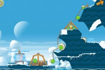 Angry Birds Seasons Arctic Eggspedition Level 1-6 Walkthrough