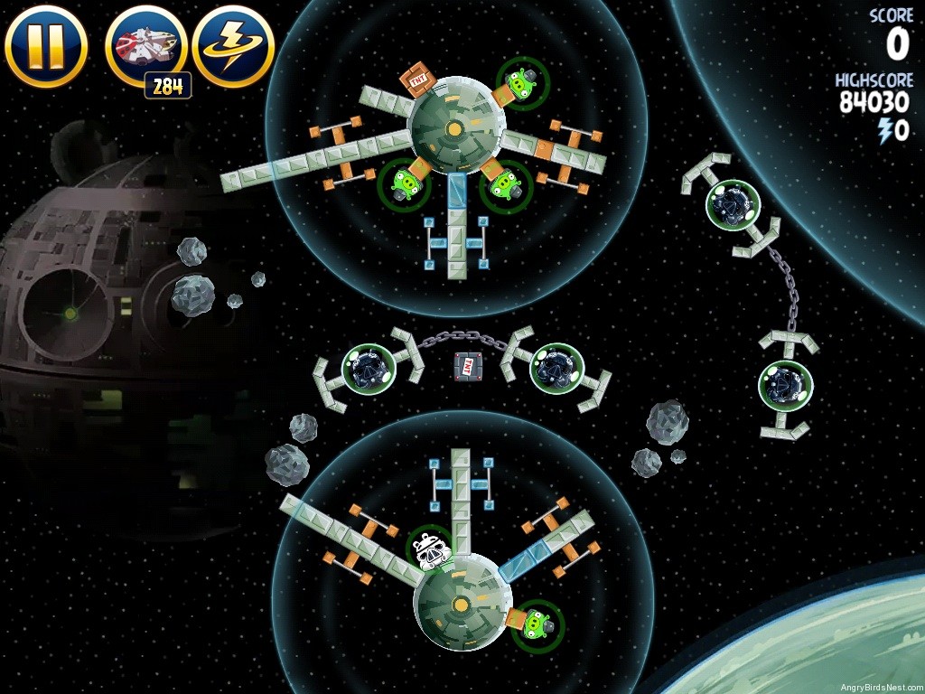 Angry Birds Star Wars Death Star 2 Level 6 7 Walkthrough AngryBirdsNest