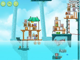 Angry Birds Rio High Dive Walkthrough Level #17