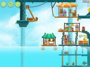 Angry Birds Rio Chest #4 Walkthrough Level 8