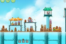 Angry Birds Rio High Dive Walkthrough Level #9