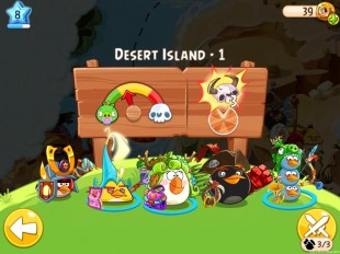 Angry Birds Epic Desert Island Level 1 Walkthrough