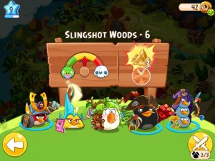 Angry Birds Epic Slingshot Woods Level 6 Walkthrough