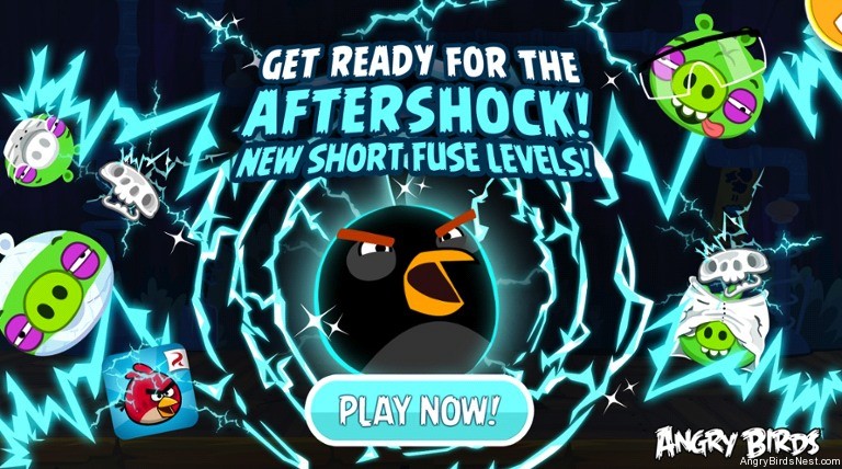 Angry Birds Short Fuse Aftershock Update Featured Image