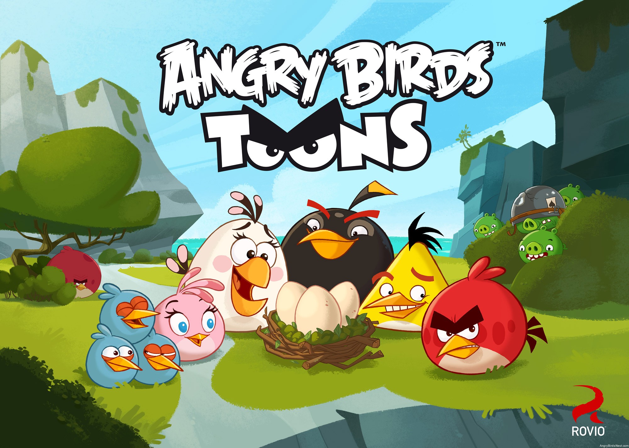 Angry Birds Toons Official Wallpaper