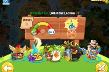 Angry Birds Epic Limestone Lagoon Level 1 Walkthrough