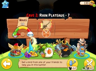 Angry Birds Epic Soothing Springs Rain Plateaus Level 7 Walkthrough | Chronicle Cave 2