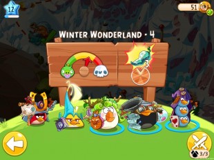 Angry Birds Epic Winter Wonderland Level 4 Walkthrough